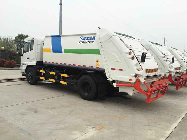 XCMG 8 Ton 12.5m3 Compressed Garbage Truck XZJ5160ZYSD5 For Sale